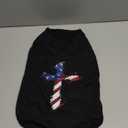 Discover Cozy Cotton Canine Wear: Soft, Lightweight, and Breathable Dog Shirt Vest with Eye-Catching Graphics(Security), Keeping Your Furry Friend Warm and Comfy! Fist Flag XL