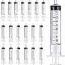 20PCS-10 ml Plastic Syringes, Individually Packge for Scientific Labs Experiment Refilling,Watering,Measuring,lip gloss injection