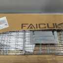 Faicuk Large Collapsible Humane Live Animal Cage Trap for Raccoon, Opossum, Stray Cat, Rabbit, Groundhog and Armadillo 32 x 11 x 13 Inch