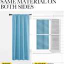 NICETOWN RV Blackout Curtains for Camper Windows, Teal Blue, 29" Wide by 50" Long, 2 PCs, Short Blackout Curtains & Drapes, Thermal Insulated Blackout Curtain Panels for Kids Room, Play Room