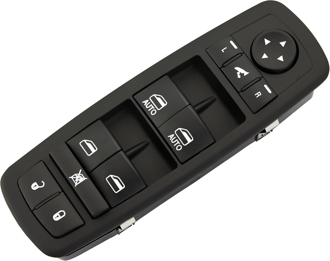 ZLC-ZAMXY Front Left Power Control Window Switch Driver Side for 2012 Chrysle 300, 2016-2018 Ram 1500 2500 3500, 2011-2012 Dodge Journey, Replace#56046826AC, 56046826AD, 56046826AE(2Auto, 3+8Pins)