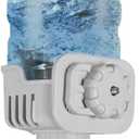 Vannon Small Animal Water Dispenser for Cage, 30oz Auto Feeding Crate Water Bottle for Rabbit, Chinchilla, Ferret, Guinea Pig, Squirrel, Hedgehog, Pet Nozzle Diameter: 10mm, BPA Free, Grey