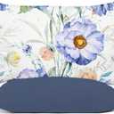 YIYEA King Size Pillow Cases Set of 4, Ultra Soft Double Brushed Microfiber Embroidered Pillowcases and Floral Pillow Covers, Envelope Closure, Shrinkage and Fade Resistant, 20" x36