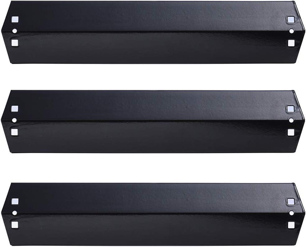 P9505A(3-Pack) Porcelain Steel Heat Plate,Heat Shield, Heat Tent for Chargriller Charcoal 3001, 3008, 3030, 4000, 5050, 5252, 5650 Gas Grill