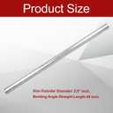 409 Steel 2'' Inch OD Straight Exhaust Pipe Mandrel Tubing Pipe 48" / 4 Ft Long Custom Fitment For Exhaust System