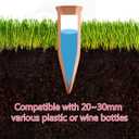 4 Pack Plant Watering Devices, Watering Can Shape Terracotta Watering Spikes, Vacation Self Watering Planter Insert, Automatic Plant Waterer for Indoor Outdoor Plants (Watering Cans)