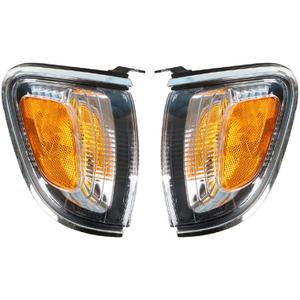 Parking/Side Marker Light Electroplated Frame of Corner Light Replacement for Tacoma 2001 2002 2003 2004 Replacement for 8161004080 8162004080