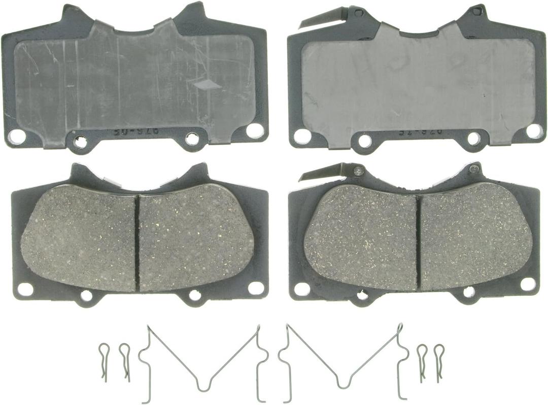 Wagner QS ZD976 Disc Brake Pad Set, Chamfered Edges for Smooth, Quiet Stops, Fits 20052023 Toyota Tacoma