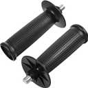 10mm Diameter Angle Grinder Handle Thread Auxiliary Side Handle Fit for All Brands Angle Grinder Black Plastic And Metal Construction, Non-Slip Grip Design