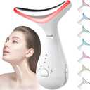 Facial Massager for Face and Neck - Portable Beauty Device with 7 Color, Wow Gift for Men and Women, Mother's Day, Father's Day, Valentine's Day, Christmas