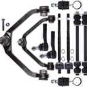 SCITOO 10pcs Suspension Kit For 1998-2001 For Ford Explorer 1998-2011 Ranger 1998-2007 For Mazda B3000 1998-2001 For Mountaineer w/Suspension Parts Upper Control Arm Ball Joint Sway Bar Tie Rod End