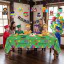 Wettarn 47 Pcs 2026 Pre School Graduation Decorations Pre k Graduation Decorations Include Kindergarten Table Cover 10 Congrats Hanging Swirl 36 Pcs Graduate Balloon for Congrats Grad Party(Green)