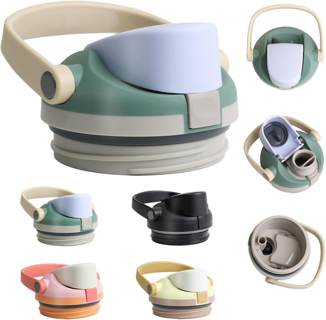 Replacement Lid for Owala FreeSip Sway - Fits 30oz Water Bottles, Leakproof Cap, BPA-Free Water Bottle Accessory for Owala FreeSip Sway (Eucalyptus)