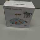 2-in-1 Rechargeable Motion Activated Interactive Cat Toys for Indoor Cats, Long Lifetime Motor Cat Chasing Toy for Exercise/Moving Butterfly/Feather Wand Kitten Toys (Standard)