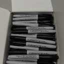 Permanent Markers, Ultra Fine Point,Black,100 Count, 0.4mm, Fine Tippermanent Marker Set, Quick Dry,Waterproof, Fading Resists, Durable,Marks On Paper, Glass, Ceramic, Plasticwood, Rock, Metal