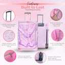 Rac n Roll Collapsible Rolling Dance Bag with Garment Rack (Clothes Rack), Foldable Competition Travel Duffel with Wheels for Dancers, Cheer, Pageant, Skating, Costume Storage, Pink