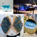 KISREL Deep Pour Epoxy Resin, 96OZ Resin Epoxy Kit (2:1) for 2-4 Inch Pour DepthsBubble Free, Low Odour, Crystal Clear Casting Resin for Bar Tops, Table Tops, River Tables, Wood Fillers, Crafts