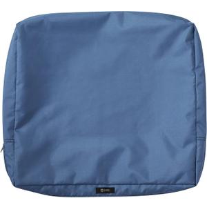 Water-Resistant Patio Bench/Loveseat Cushion Cover, 24 x 13 x 4 Inch, Empire Blue