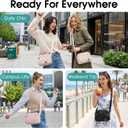 HomemeDiary Crossbody Bags for Women, Lightweight Nylon Purse Shoulder Handbag with Adjustable Strap for Daily Use