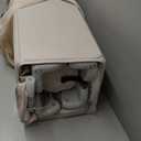 4 in 1 Baby Bassinet, Pack and Play, Bedside Crib Sleeper, Diaper Changer, Quickly Assembled and Folded Portable Crib with Mattress and Mosquito Net, Easy to Carry (Beige)