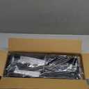 SPACEKEEPER Slim Rolling Storage Cart, 3 Tier Bathroom Storage Organizer Laundry Room Utility Cart Mobile Shelving Unit, Multi-Purpose for Kitchen Office Bathroom Laundry Narrow Places, Black