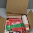 194pcs Christmas Ugly Sweater Decorations Xmas Disposable Dinnerware Set with Includes Plates, Cup, Napkin, Tablecloth, Tableware, New Year Ugly Sweater Party Supplies Plates Serve 24 Guests