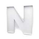 WENPACK 15" Fillable Cardboard Letter Charcuterie Tray Paper Mache Sweet Cupcake Birthday Box (N)