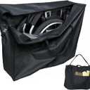 Kasla Rollator Travel Bag,Waterproof Wheelchair Bag for Folding Walker Compatible with Wheelchair Transport Chair Walker Bag for Travel (39"Lx16"Wx32"H)