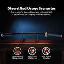 Zisu Demon Katana Sword, About 41 inches, Hashira Pillars & Protagonist Katana for Cosplay Purpose, Anime Original Texture, 41.34 Inches