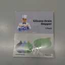 MR.SIGA Silicone Bathtub Stopper, Drain Stopper for Shower, Sink, 5.1" Diameter, 3 Pack