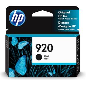 HP Original 920 Black Ink Cartridge | Works with OfficeJet 6000, 6500, 7000, 7500 Series | CD971AN