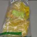 Joizomou Girls 80s Outfit Costume Accessories 7pcs 70s 1980s 90s Costumes (Yellow)