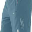 Northyard Men's Athletic Shorts - Grey/Blue 9inch 2XL