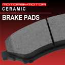 MotorbyMotor 282mm Front Brake Kit Rotors and Brake Pads Replacement for Honda Accord Civic CR-V Element, Acura ILX Drilled & Slotted Disc Brake Rotor & Ceramic Pads 31257, 12040036