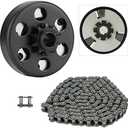 Centrifugal Clutch, Go Kart Clutch 3/4 Bore 10T with #40 41 420 Chain 12.7mm pitch for Mini Bike, Go Kart, predator 212, Lawnmower and Honda GC GX 2-6.5HP Engine GC160 GC190 GX120 GX140 GX160 GX200