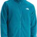 The North Face Men's Glacier Fleece Jacket - Soft Fleece Zip Up Jacket, Zip Pockets, Reinforced Binding, Dusk Blue, XX-Large