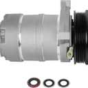 ECCPP A/C Compressor with Clutch 1993-1997 Fit for Chevrolet Camaro for Pontiac Firebird for Buick Roadmaster 5.7L AC Compressor Fast Cooling 6 Grooves