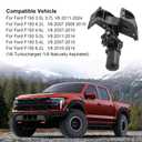 Power Running Board Motor with Bracket for Front Left Driver Side Replacement for Ford F150 Series 2007-2014 3.5L 3.7L 4.2L 4.6L 5.0L 5.4L 6.2L V6 / V8 AL3Z16A507A,AL3Z-16A507-A
