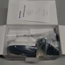 BEAUTURAL Steamer for Clothes, Portable Handheld Garment Fabric Wrinkles Remover, Aluminun Heating Plate, 35-Second Fast Heat-up, Large Detachable Water Tank (Only for 120V) (Blue&White)