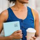 AT-A-GLANCE 2025 Planner, Weekly & Monthly, 7" x 8-3/4", Medium, Contemporary Lite, Sky Blue (7054XL3825)