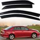 4PCS Side Window Visors Rain Guard Deflectors Replacement for 2009-2013 Corolla