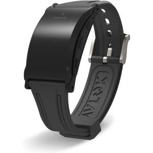 Pavlok 3 Sports (Black) App-Controlled Silent Alarm & Habit Trainer Wearable Chime/Vibration/Adjustable Zap Includes Plus (Lifetime Access) Steps & Sleep Tracking
