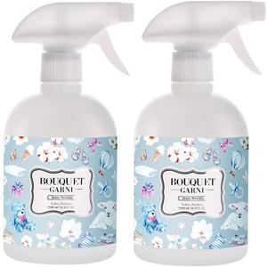 BOUQUET GARNI Fabric Perfume Baby Scent - Long Lasting Fragrance Fabric and Linen Odor Remover - Odor Eliminator and Neutralizer Spray - Fabric Deodorizer and Refresher - 16.9 Fl Oz
