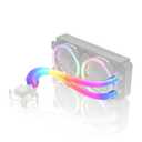 EZDIY-FAB ARGB LED AIO Tube Sleeve, Soft Dust Free Rubber, Versatile Sizing 12mm Diameter for water Cooling Tube, Compatible with Aura, RGB Fusion,Mystic Light Sync- 2 Packs, 330mm/13in
