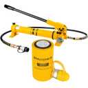 50 ton Hydraulic Cylinder Jack Sets Porta Power Ram Jack Kit with CP-700 Hydraulic Hand Pump, 2 Stroke Hydraulic Cylinder Jack Single Acting Lifting Cylinder Retract Automatically