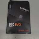 SAMSUNG 870 EVO SATA SSD 500GB 2.5 Internal Solid State Drive, Upgrade PC or Laptop Memory and Storage for IT Pros, Creators, Everyday Users, MZ-77E500B/AM, Black