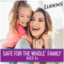 Luden's Dual Relief Cough Drops, Wild Cherry, Deliciously Soothing Lozenges with Menthol for Minor Everyday Throat Irritation, 25 Count