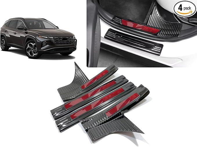 Fit for Hyundai Tucson 2026 2025 2023 Door Sill Protector Trim Plates Stainless Steels Accesories