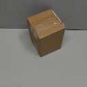 4 Inches Round Solid Wood Furniture Legs Set of 4, Brown Wooden Replacement Feet with Threaded 5/16'' Hanger Bolts for Sofa, Couch, Armchair, Cabinet, TV Stand, Ottoman and Dresser