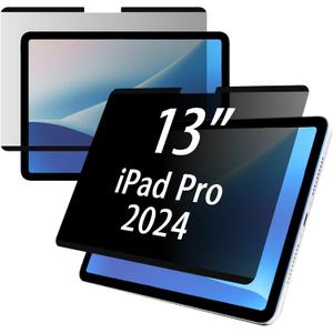 SenseAGE Magnetic Privacy Screen Protector for iPad Pro 13 inch, Removable Anti-Spy Privacy Filter, Screen Protector for iPad, Compatible with iPad Pro 13 inch (2024)